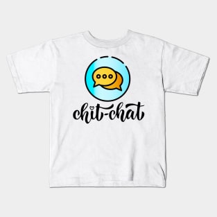 chit chat time Kids T-Shirt